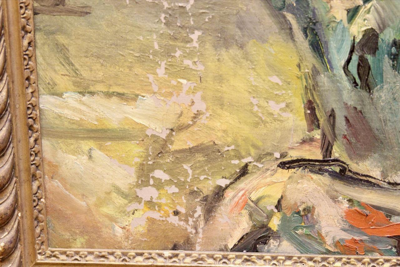 Robert Friedrich Karl Scholtz. Ritratto di una giovane donna. 1928. Olio su tela. in vendita 4