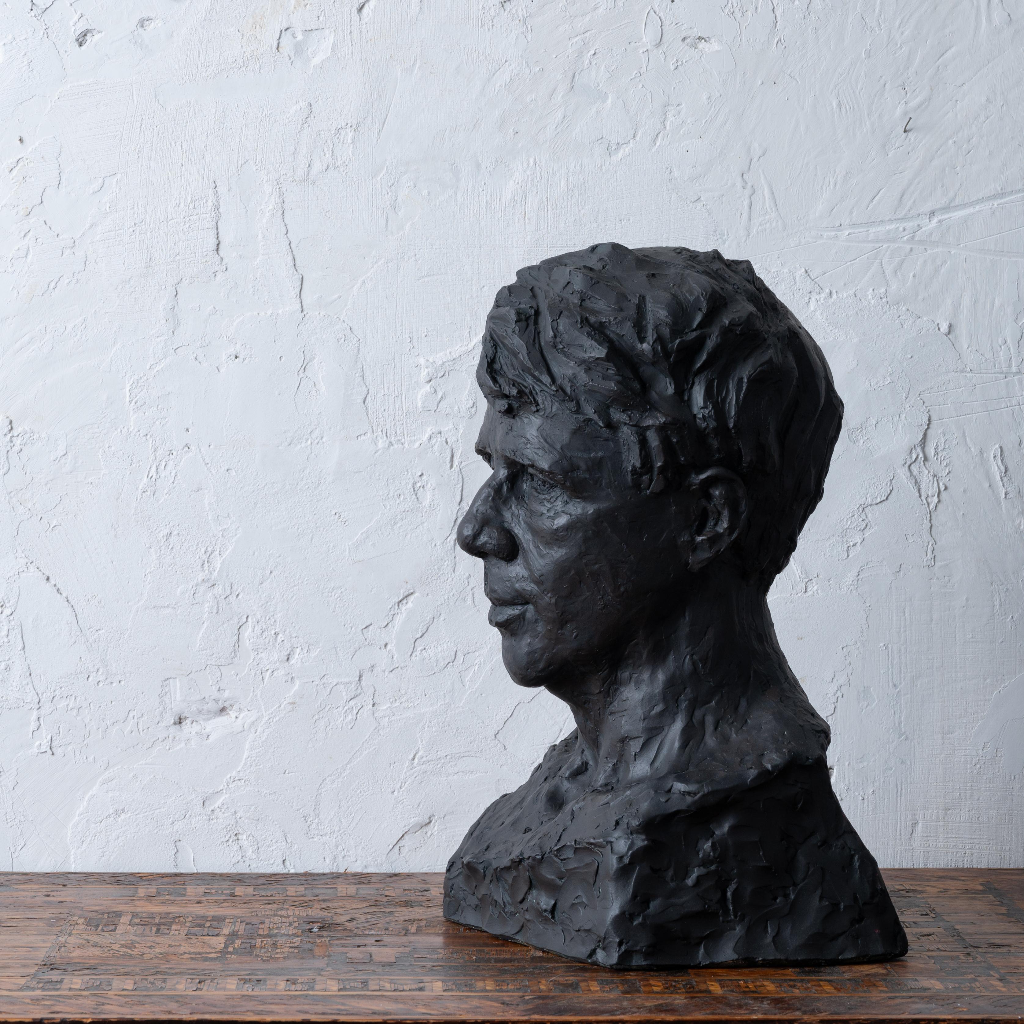 Mid-20th Century Robert Frost Bust by Florence Fiore, c.1930s For Sale