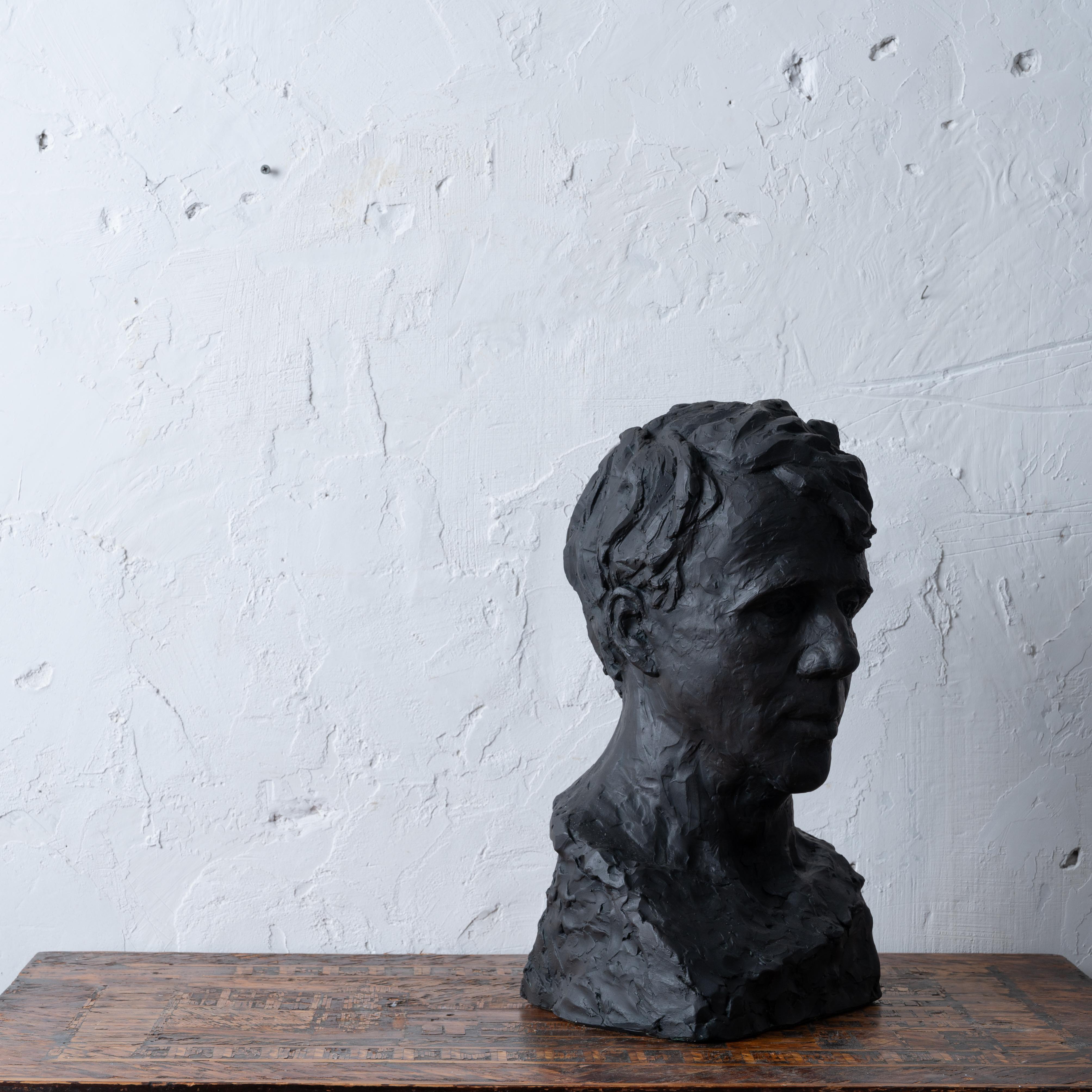 Plaster Robert Frost Bust by Florence Fiore, c.1930s For Sale