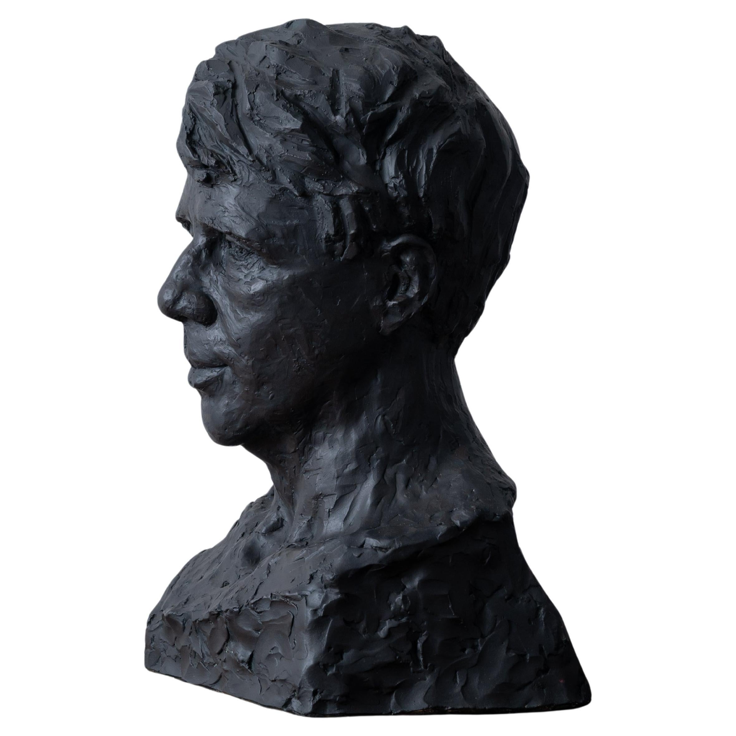 Robert Frost Bust by Florence Fiore, c.1930s For Sale