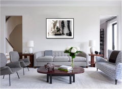 Classical and Art Deco Bronze and Marble Statues in Monochromatic Light