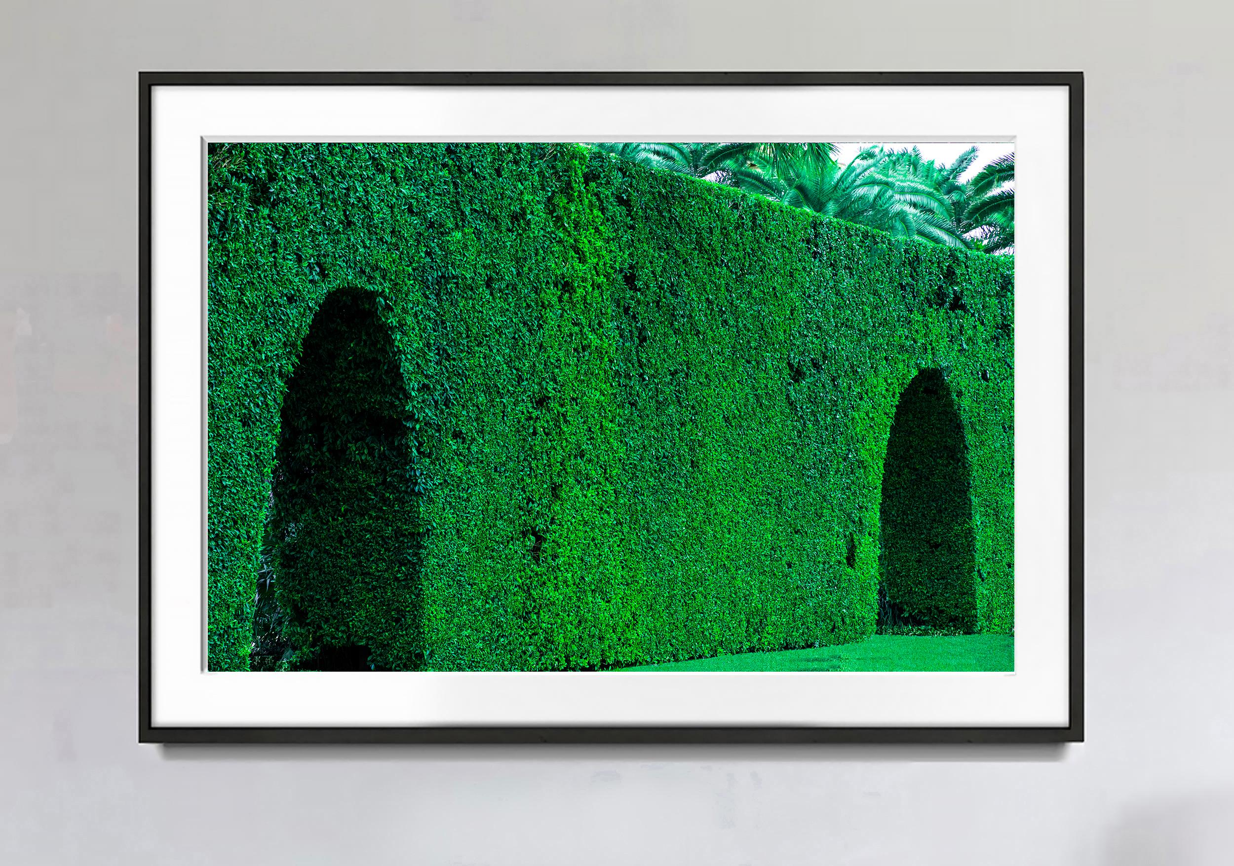 Hedge Fun - Two Arches, Palm Beach -  Slim Arrons forgot to shoot the Shrubs  - Photograph by Robert Funk