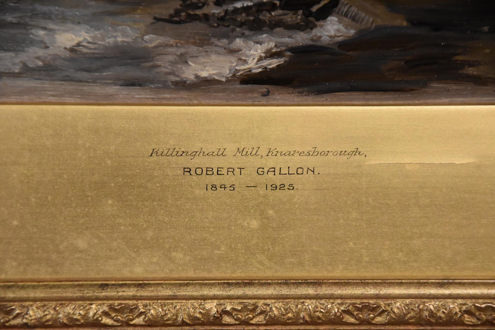 Pintura al óleo de Robert Gallon 