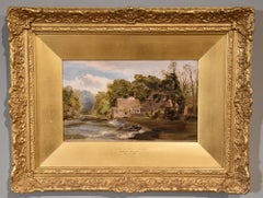 Oil Painting by Robert Gallon "Killinghall Mill, Knaresborough"