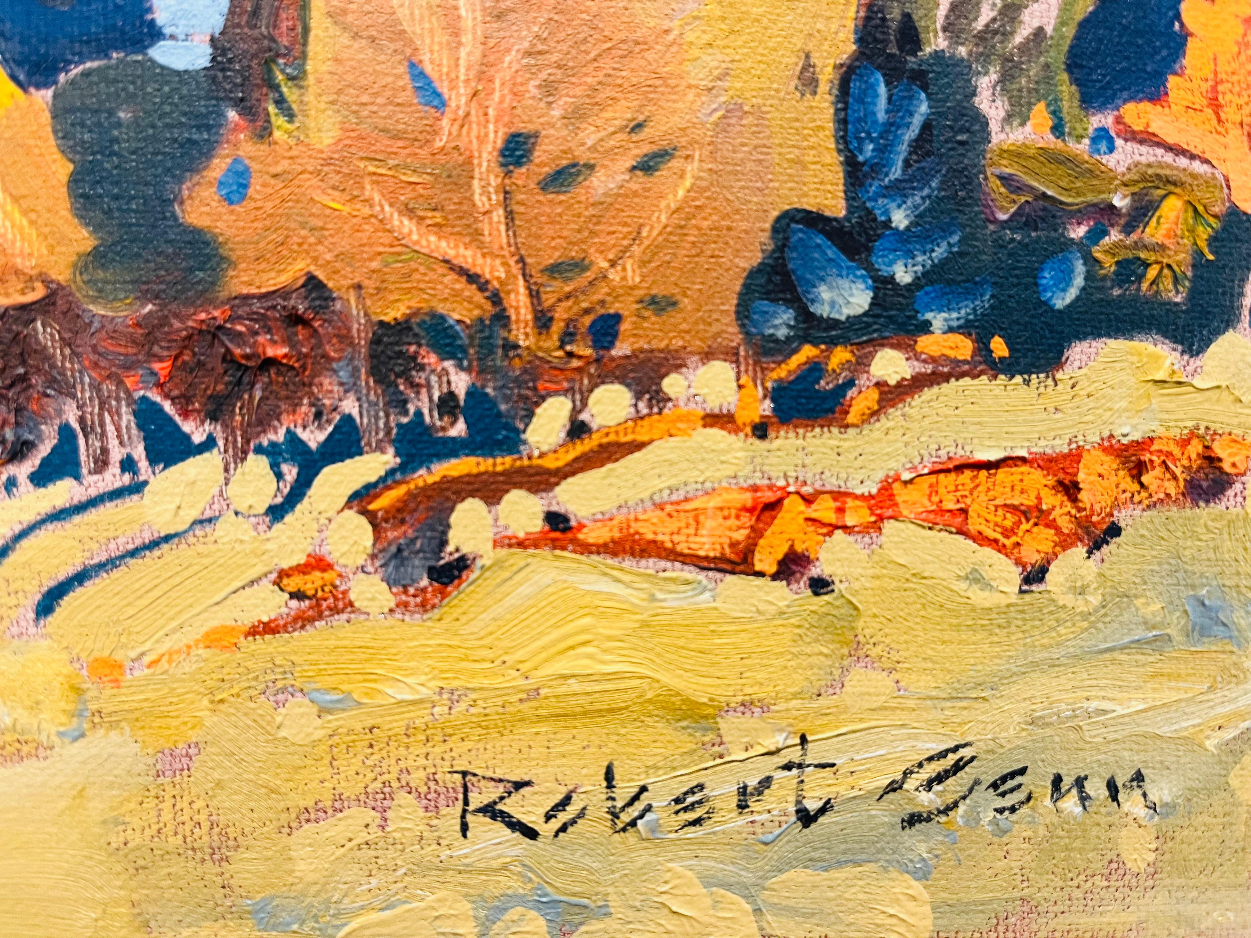 Paysage - Beige Still-Life Painting par Robert Genn