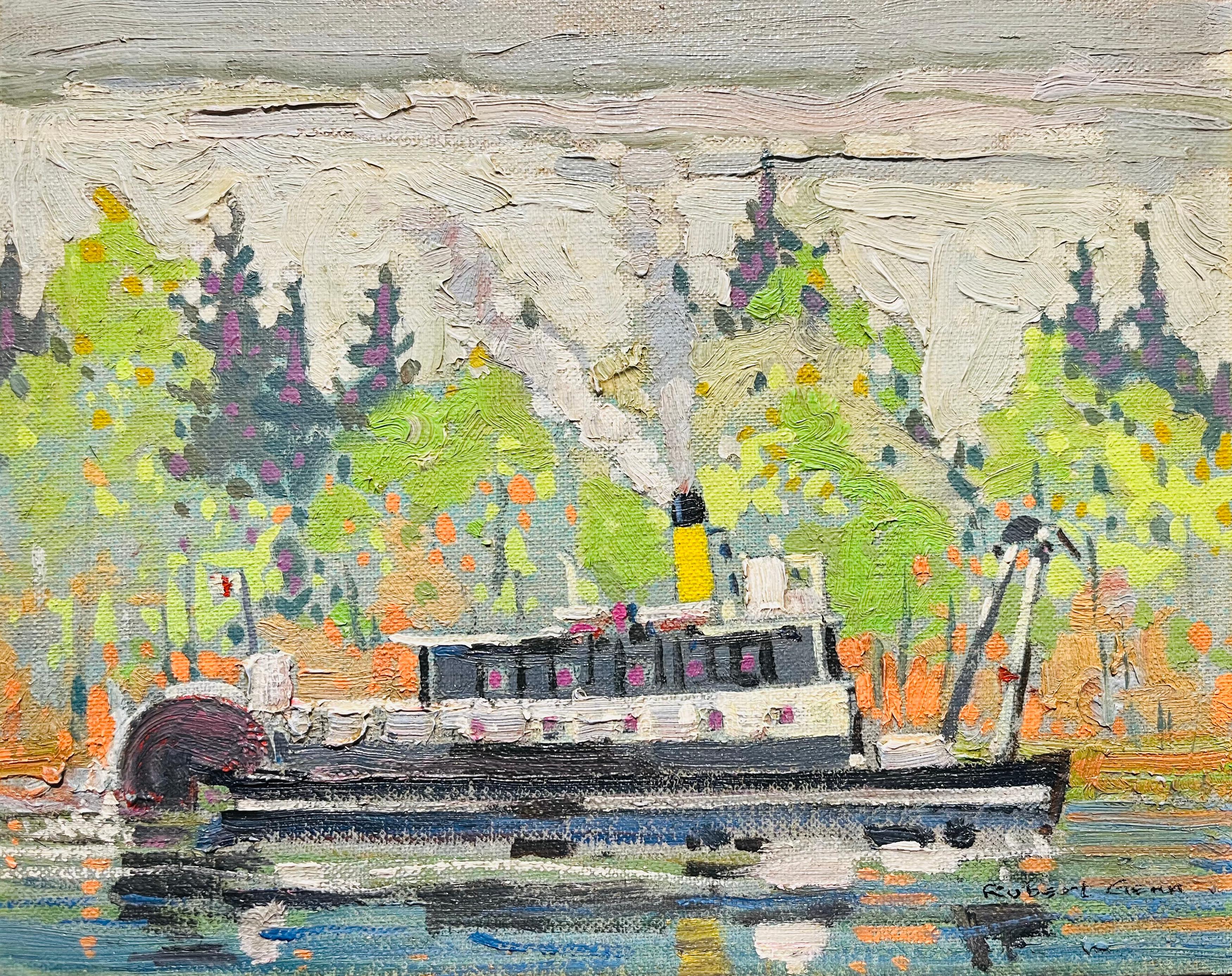 Robert Genn Still-Life Painting - On the Fraser
