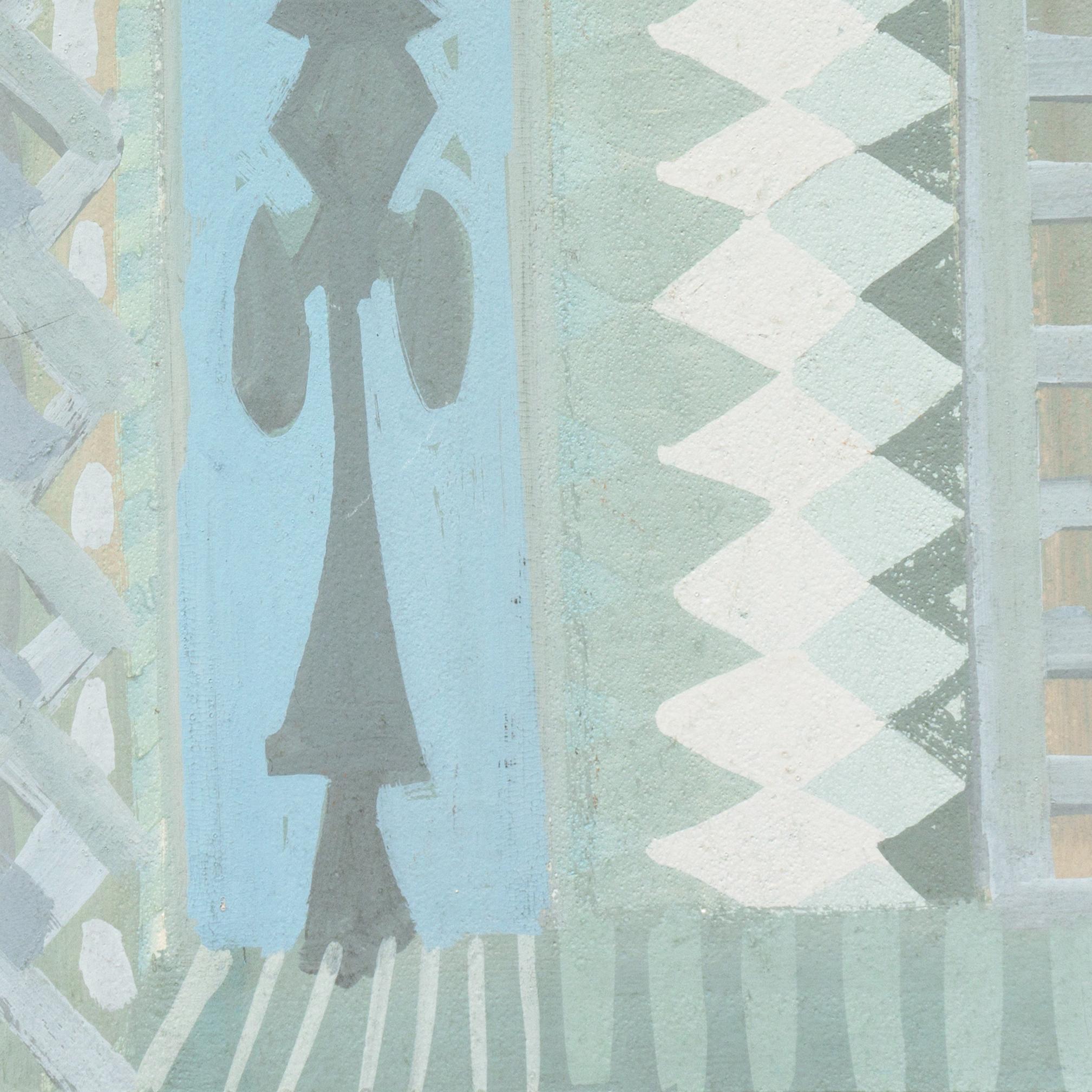 „Formen in Blau & Grau“, Bay Area Abstraction, San Francisco Museum of Fine Arts im Angebot 1
