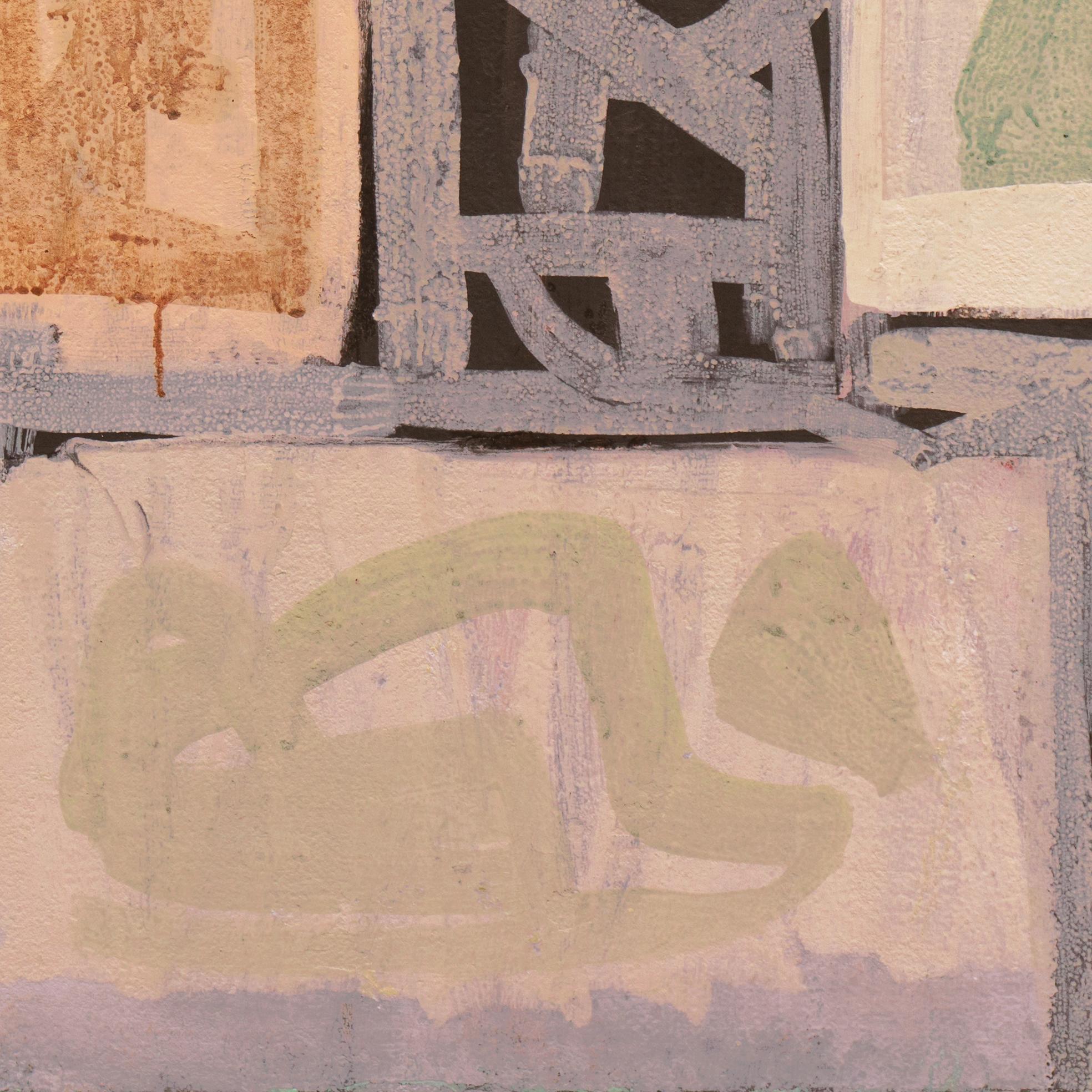 'Forms in Charcoal and Jade', San Francisco Bay Area Abstraction, SFMFA, CWS For Sale 4