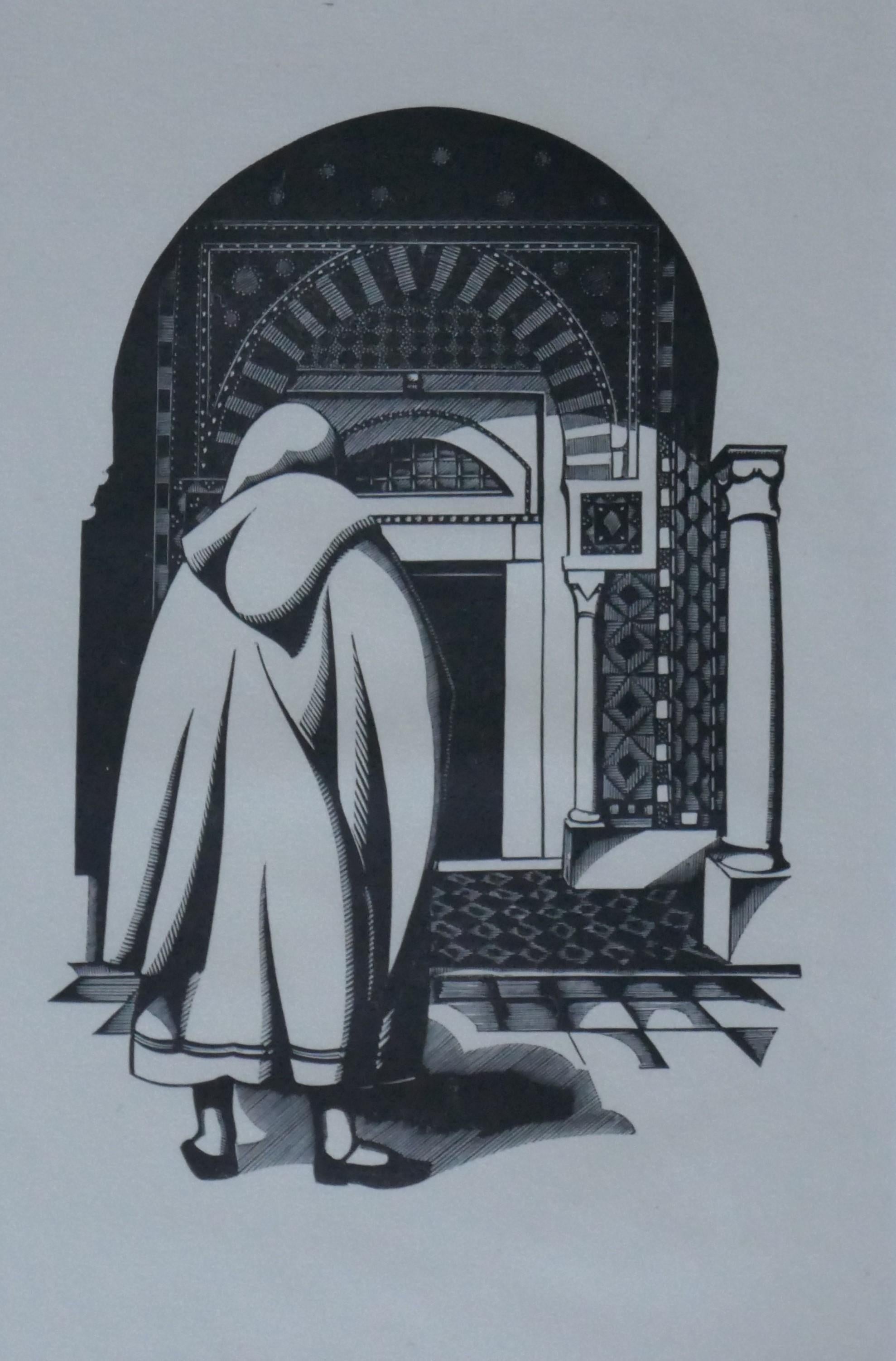 In Ancient Tunis - Print by Robert Gibbings 