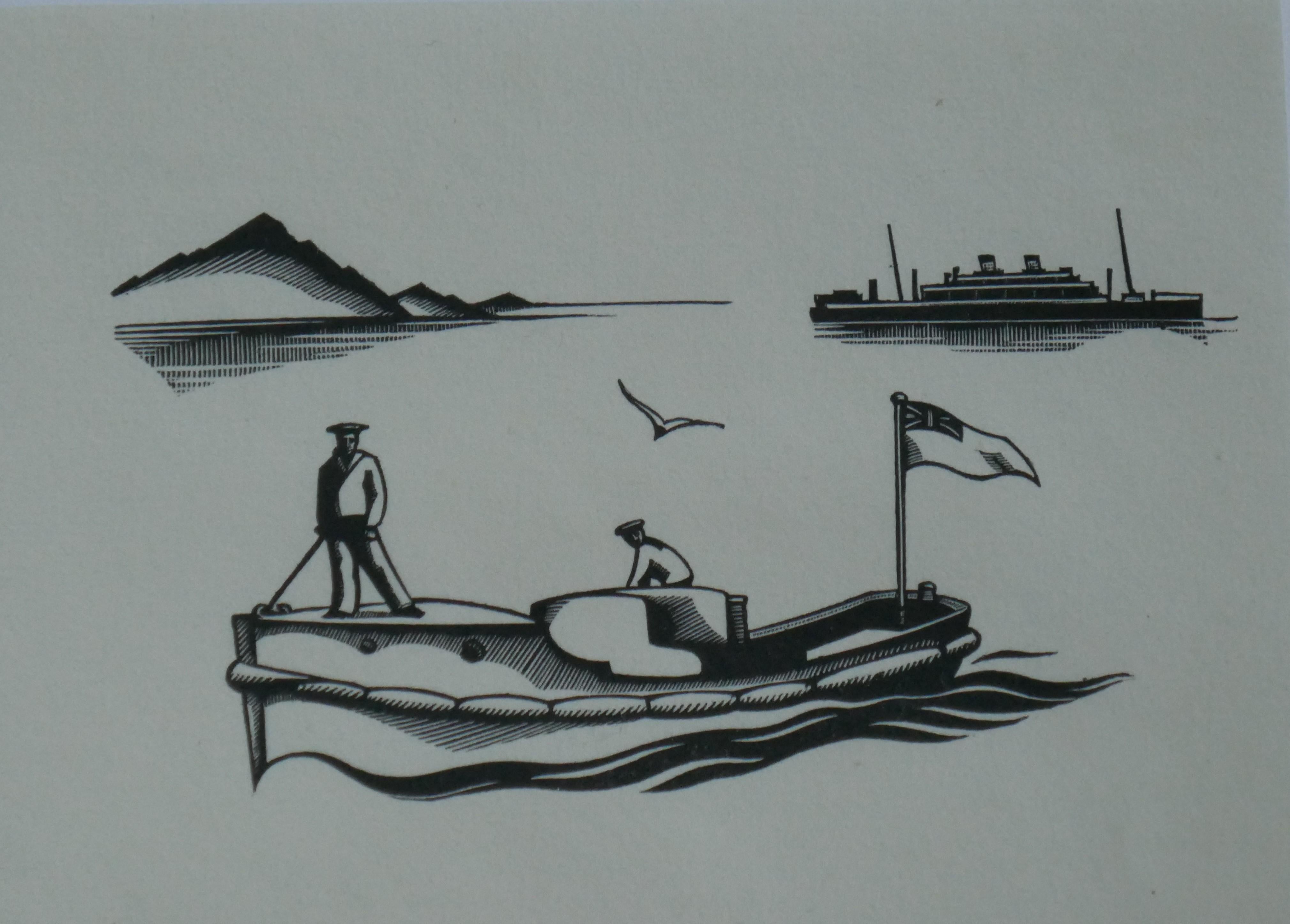 Untitled - Modern Print by Robert Gibbings 