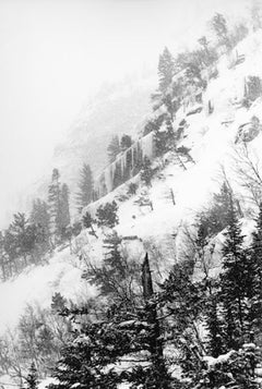 Avalanche Lake Basin (Cirque Headwalls In Blizzard)