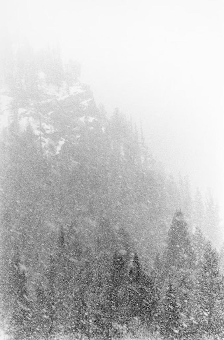 Robert Glenn Ketchum Black and White Photograph - Hard Driven Snow (From the Winters Portfolio)