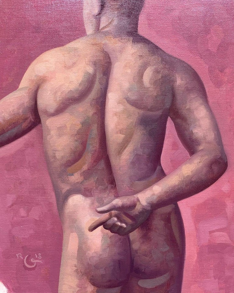 Robert Goldstrom Anatomy Lesson No 43 Figurative Painting Of