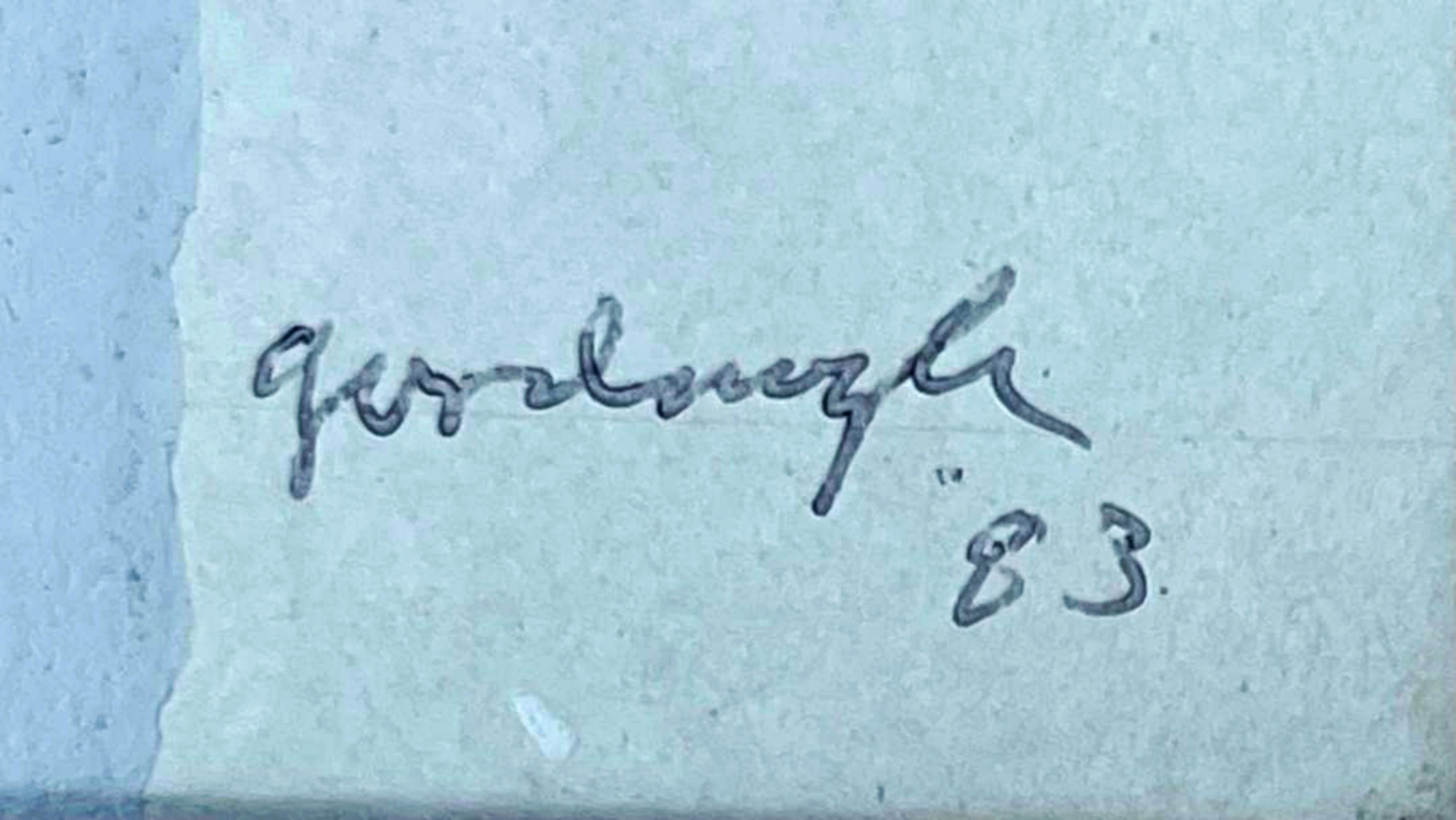 Collage Canvas Painting III (signed and inscribed to fellow artist & curator) For Sale 2