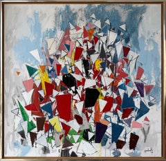 Self Portrait L-G, Abstract Acrylic and Oil Painting by Robert Goodnough