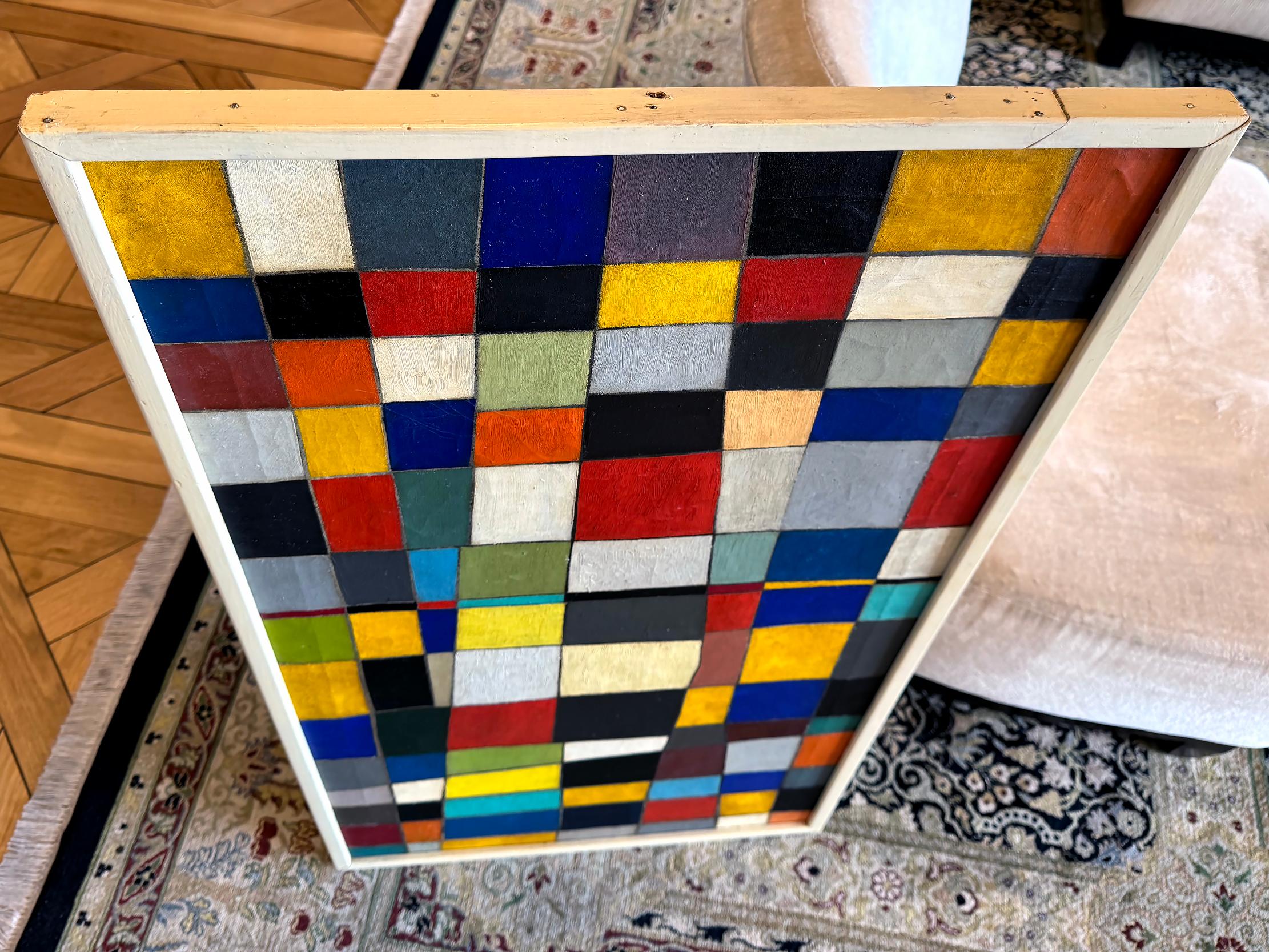 Quadrati - Pittura a campi di colore - come Mondrian in vendita 13