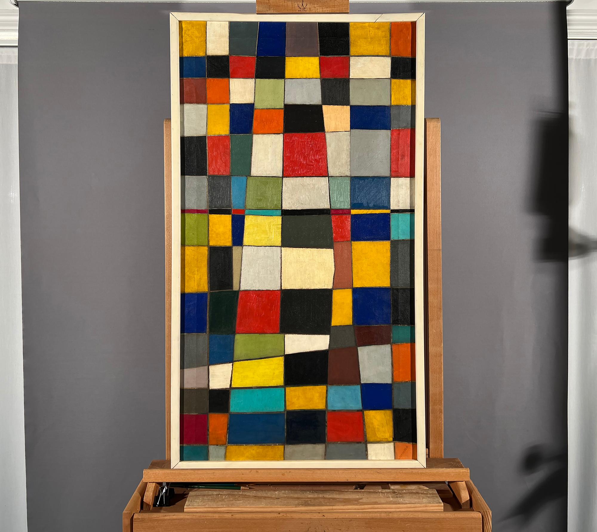 Quadrati - Pittura a campi di colore - come Mondrian in vendita 4