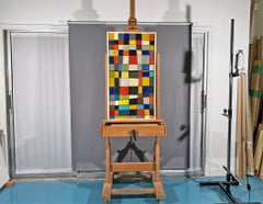 Squares - Color Field Painting - like Mondrian
