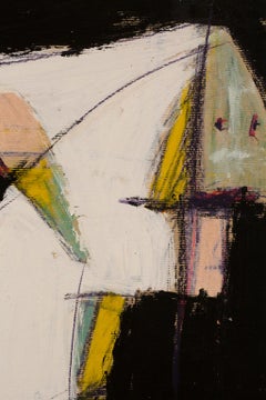 "Untitled Abstract" Abstract Expressionist, Color Field, Black & White, Colors