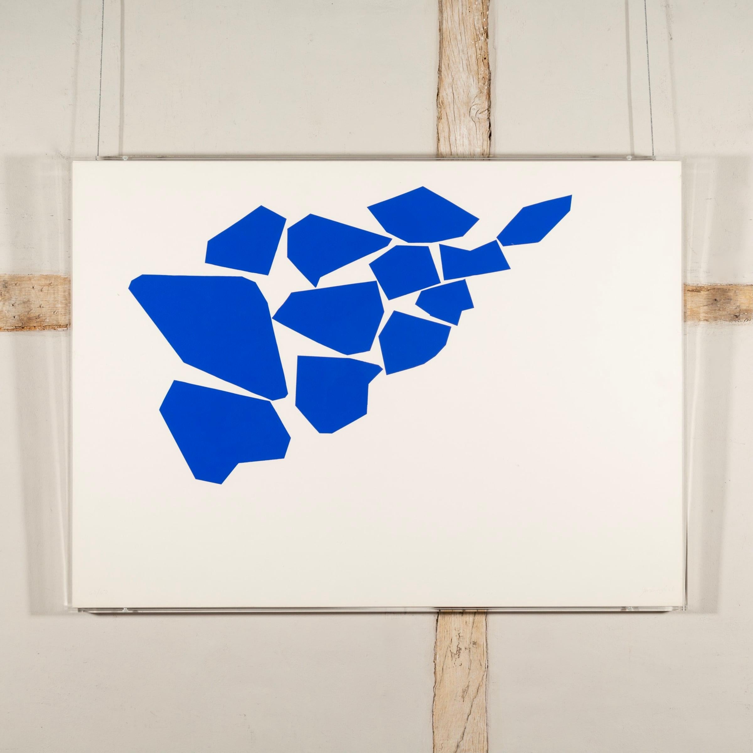 One Two Three (Cobalt Blue) by Robert Goodnough, 1968 For Sale 1
