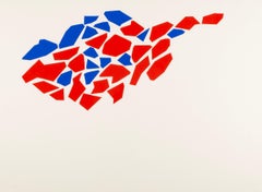Uno Dos Tres (Rojo y Azul) de Robert Goodnough, 1968