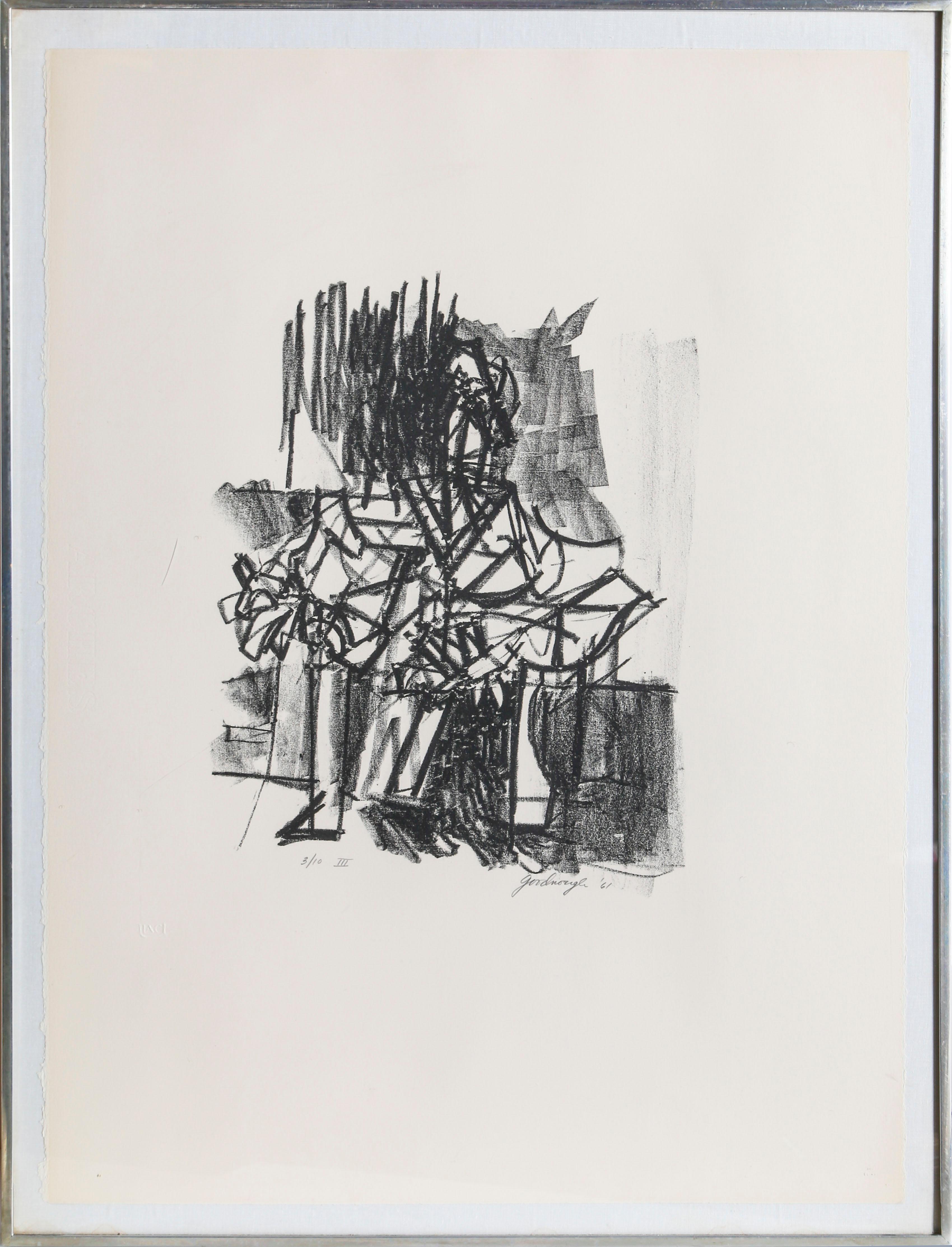 Works from this bold abstract series by Robert Goodnough have been featured in collections at the Metropolitan Museum of Art, the Whitney Museum of Art, the Smithsonian Institution, and the Art Institute of Chicago. Seen through the sketchy haze, a