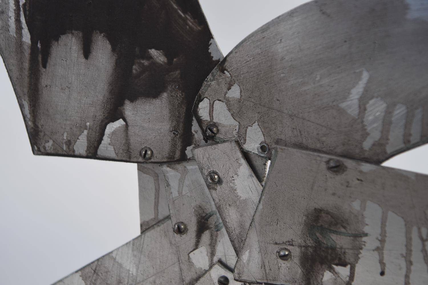 Robert Goodnough 1968 Pterodactyl Abstract Metal Sculpture In Good Condition In Norwalk, CT
