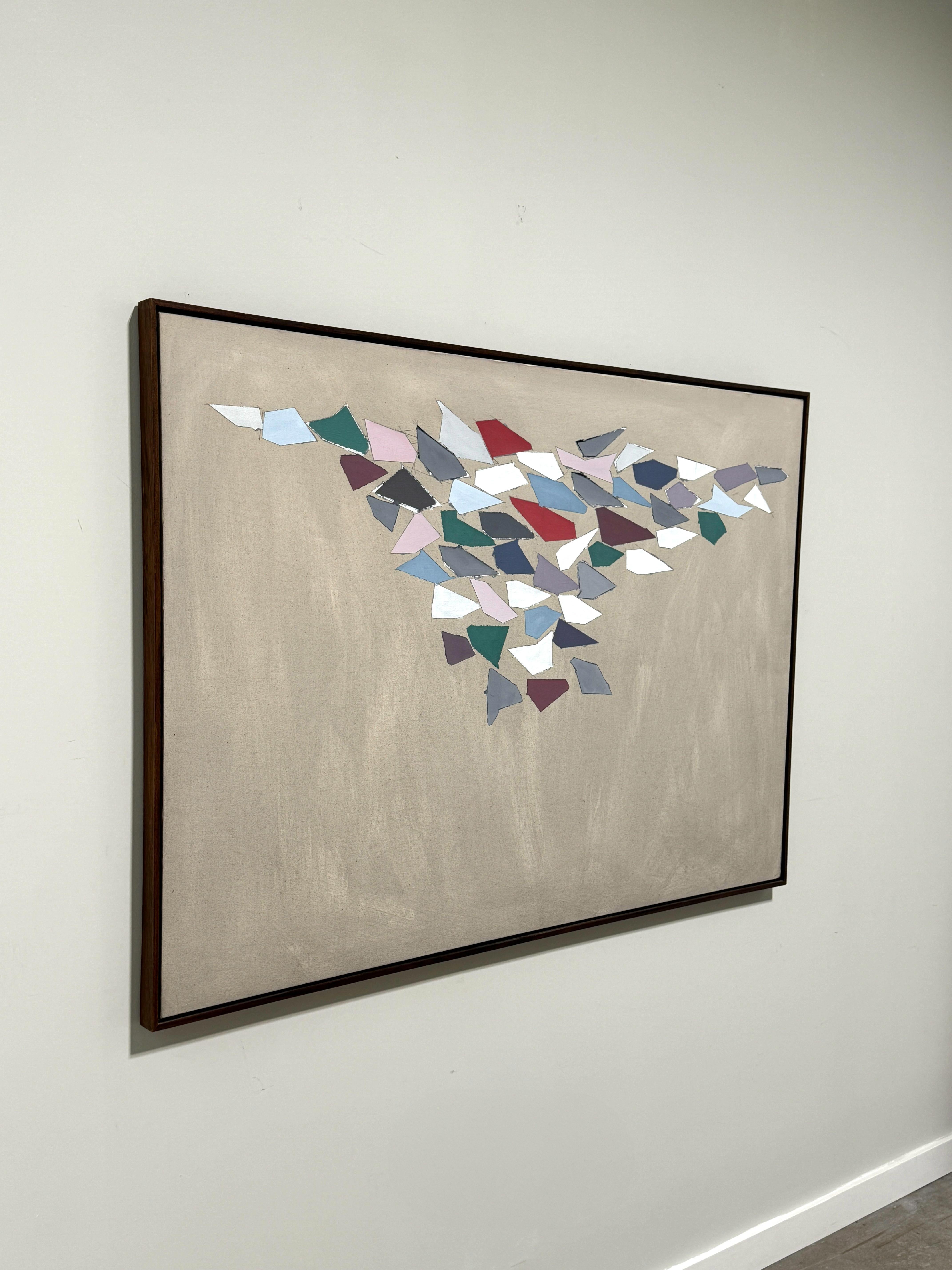 Robert Goodnough (Amerikaner, 1917-2010) begann seine Karriere als figurativer Maler, aber nachdem er 1951 nach New York gezogen war und die Werke der frühen abstrakten Expressionisten gesehen hatte, ließ er die gegenständliche Bildsprache für immer