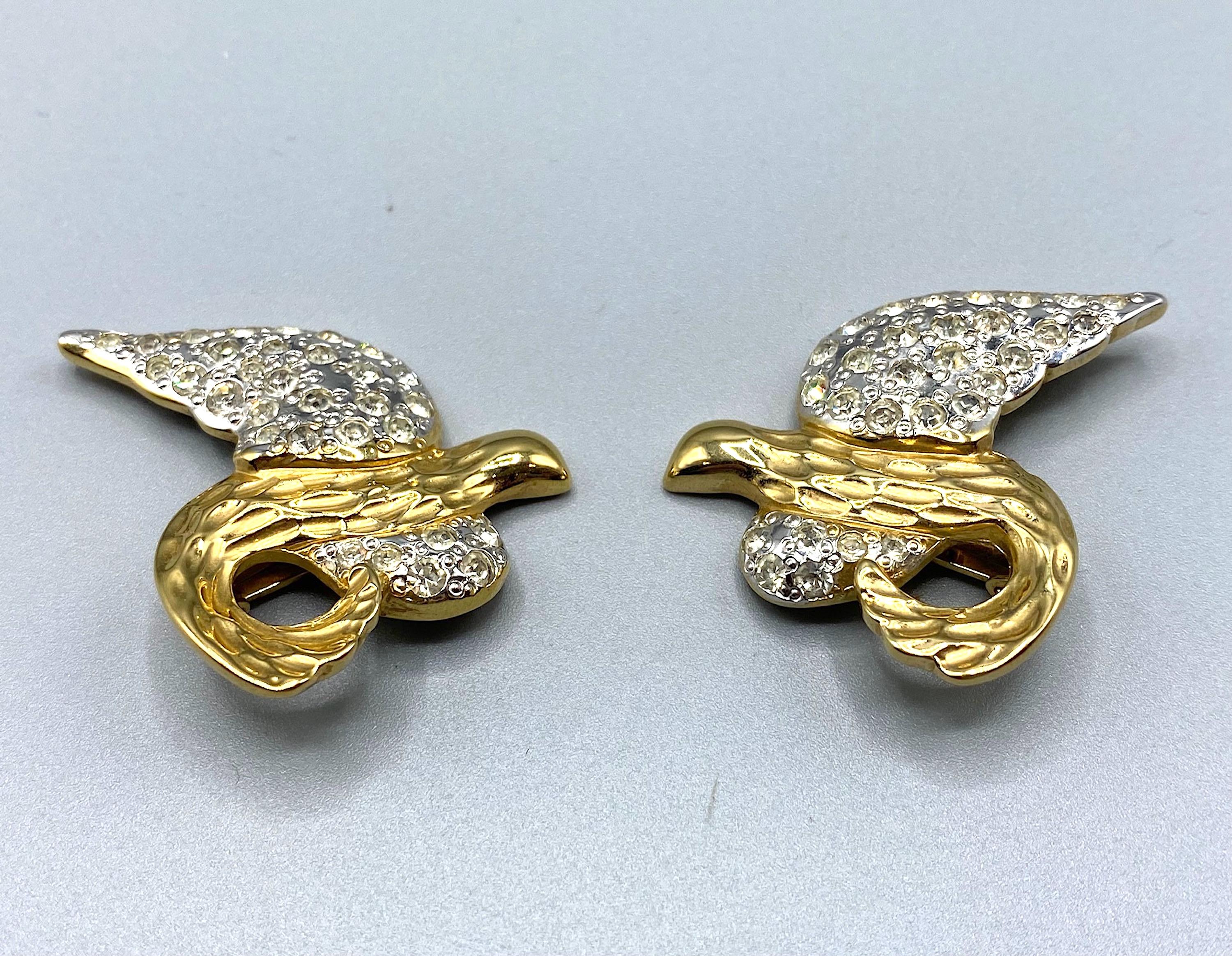 Women's Robert Goosens for Yves Saint Laurent Bird Earrings For Sale