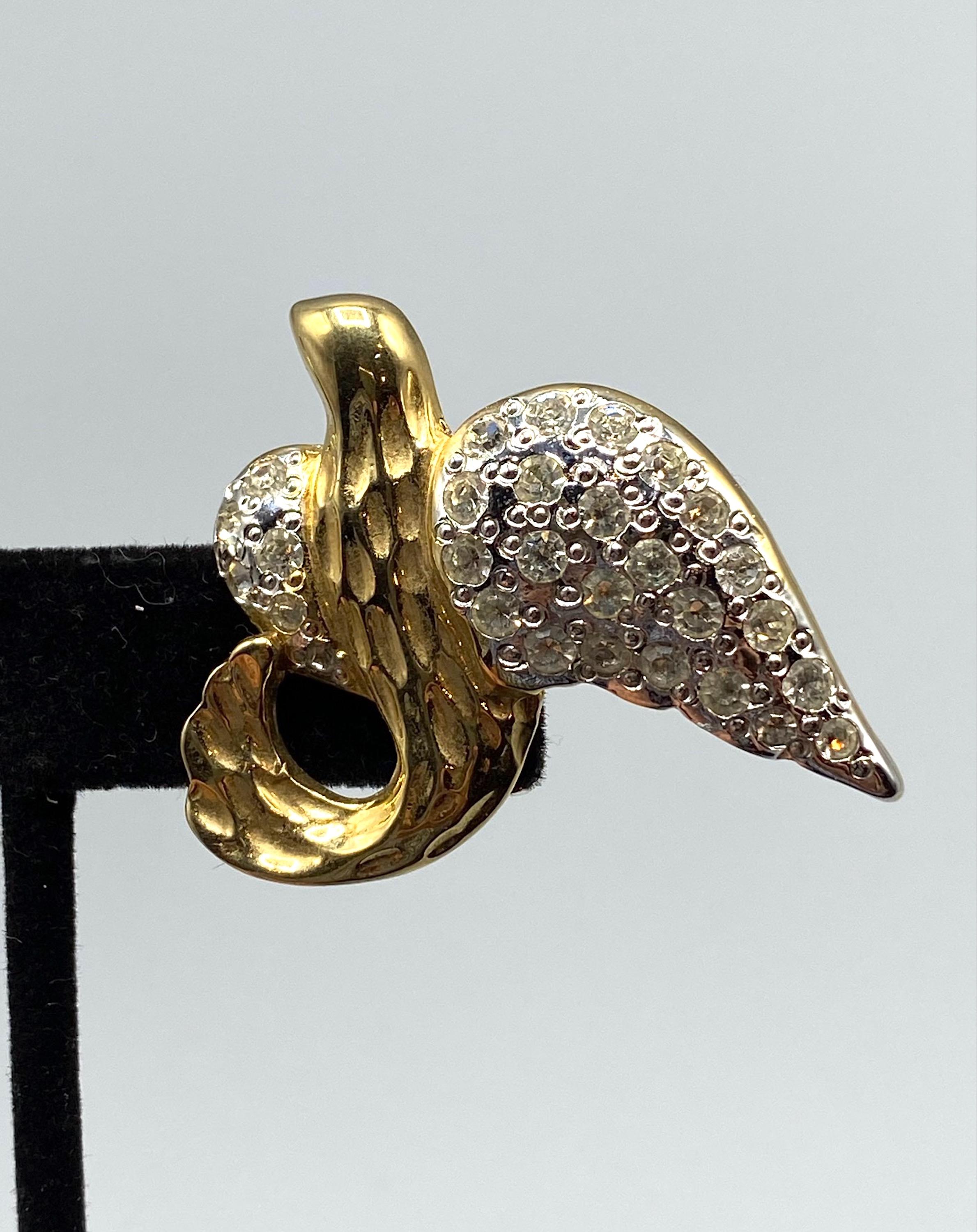 Robert Goosens for Yves Saint Laurent Bird Earrings For Sale 4