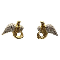 Robert Goosens for Yves Saint Laurent Bird Earrings