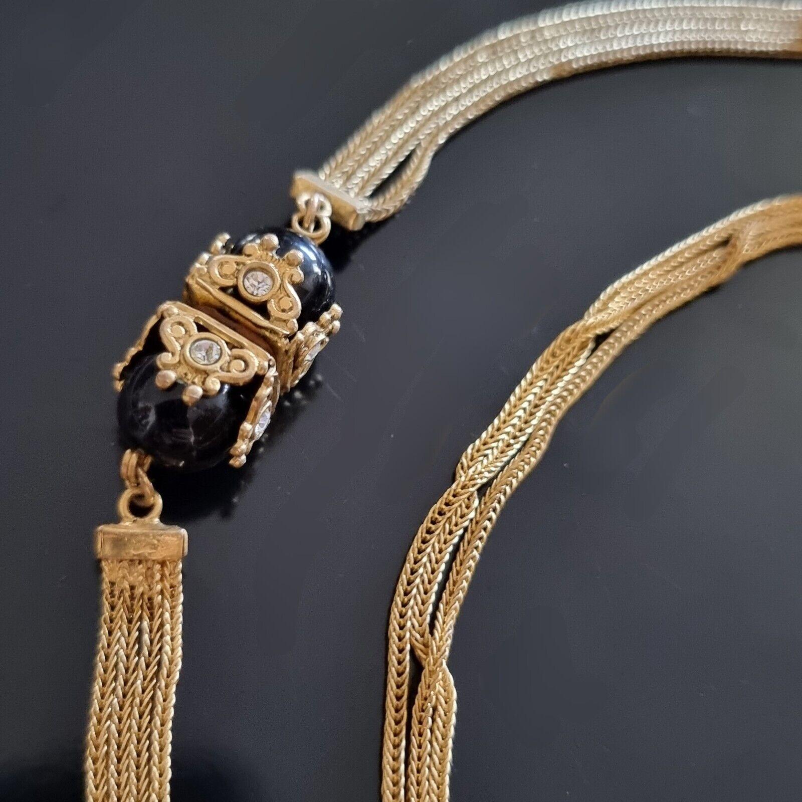 Robert Goossens pour Chanel, important collier long byzantin, vintage des années 50 en vente 5