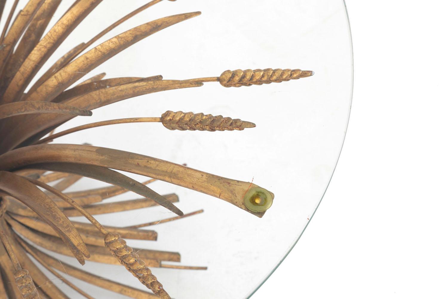 Robert Goossens for Coco Chanel, Wheatears Coffee Table in Gilt Metal, 1970s 2