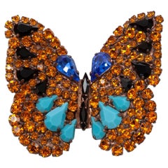 Robert Goossens for Yves Saint Laurent Butterfly Brooch