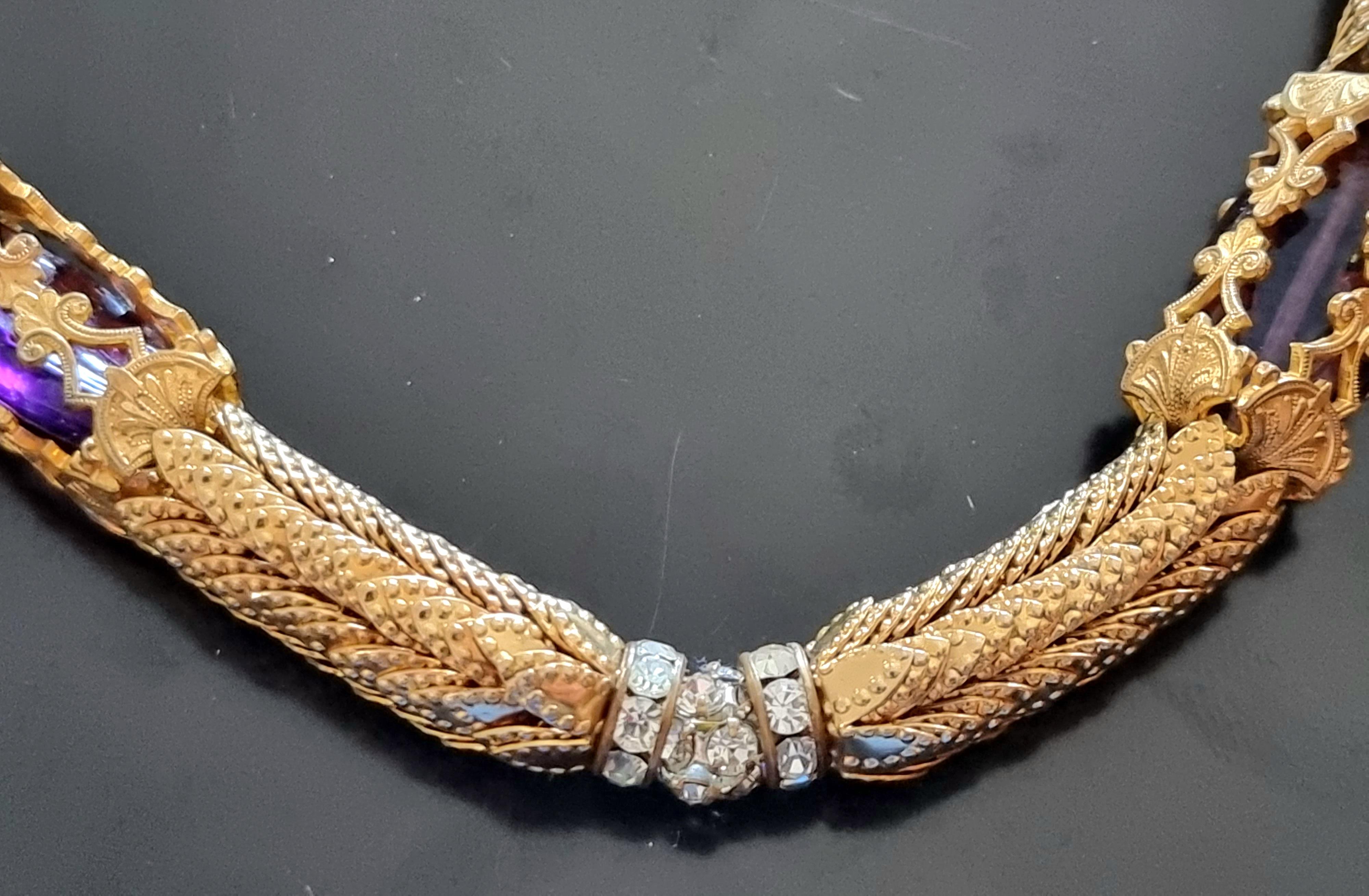 Robert GOOSSENS Paris, magnificent old necklace, vintage, High Fashion For Sale 7