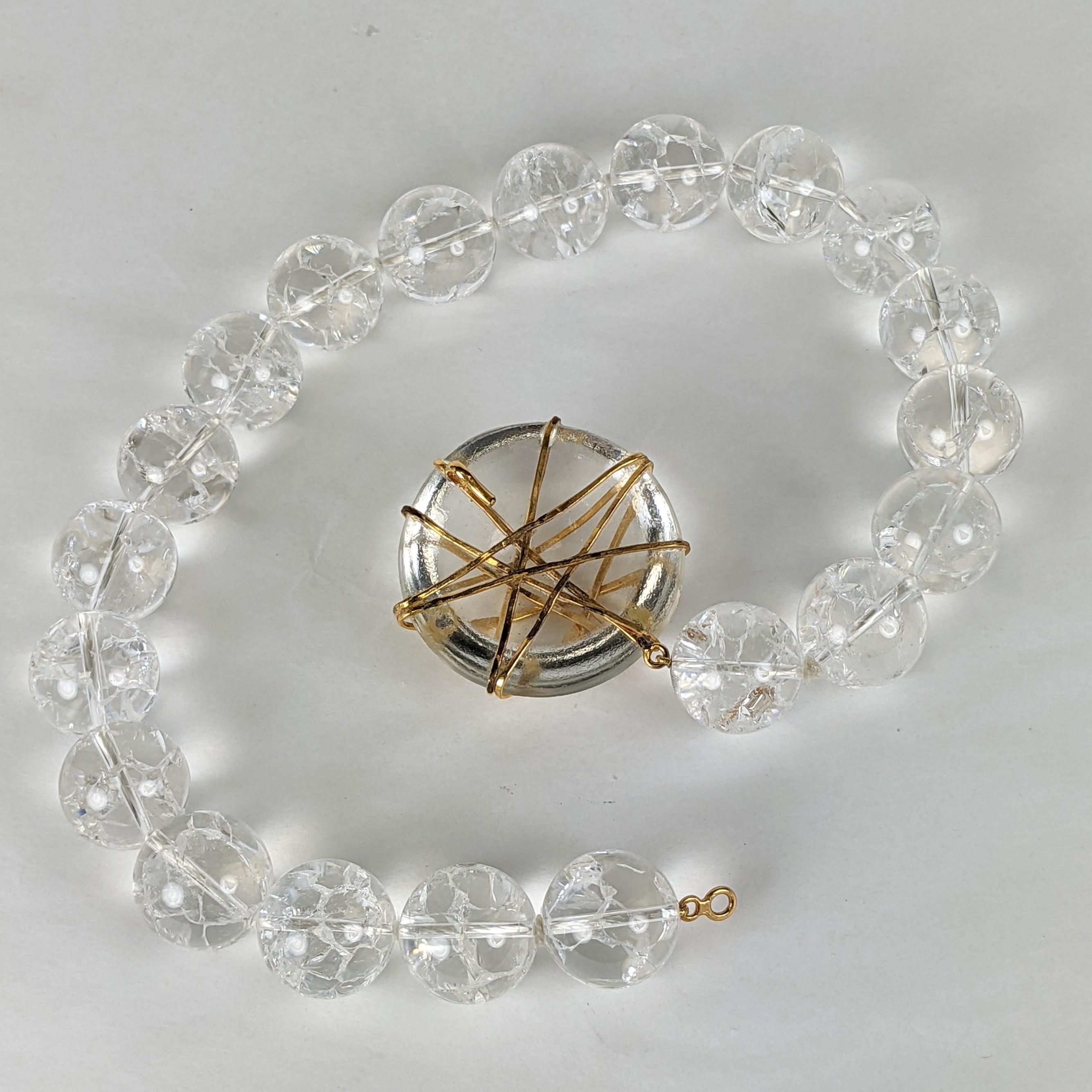 Women's Robert Goossens Rock Crystal Necklace For Sale
