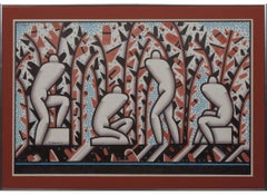 Study for River Bathers (Original, Signed)