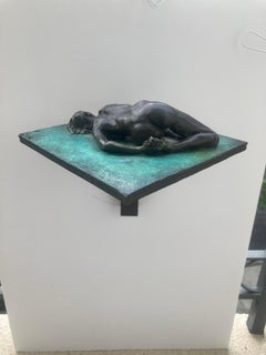 Robert Graham bronze nude sculpture, /wall/table Title"Jennifer"4/10, 1996."RG"
