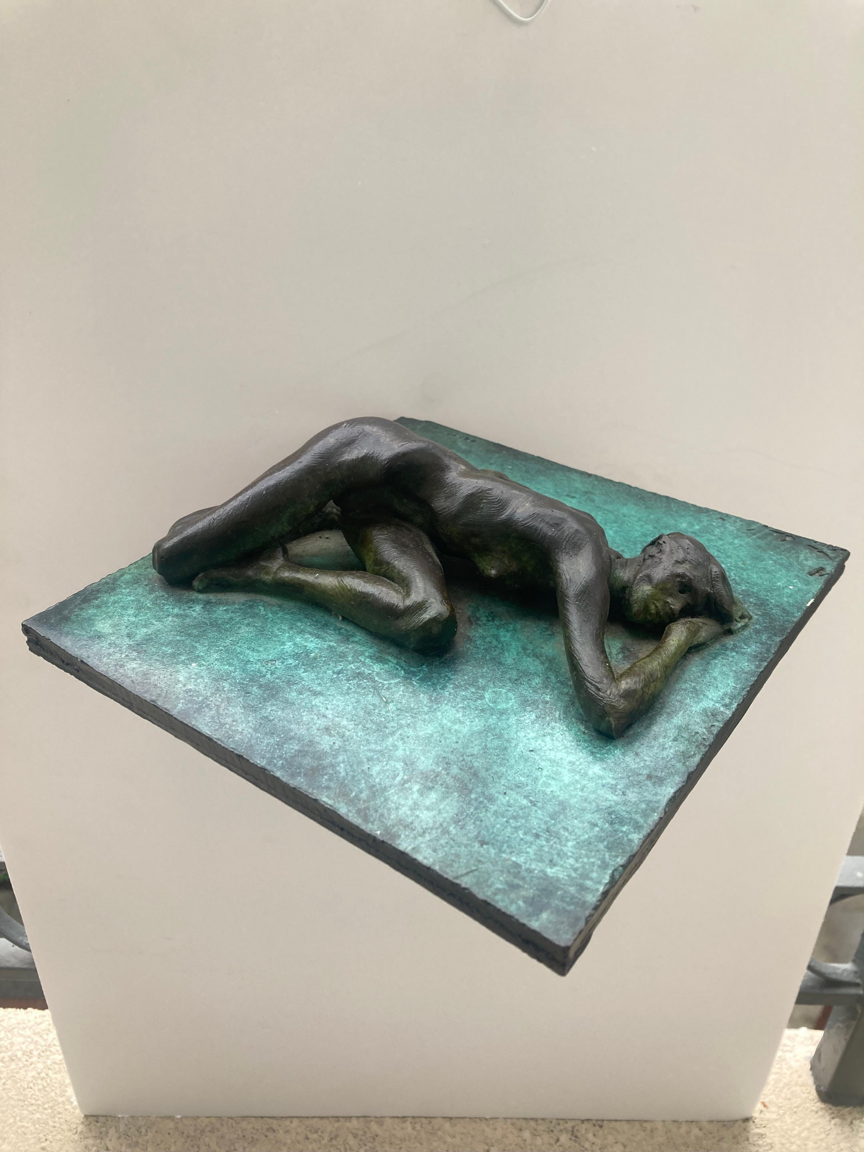 American Robert Graham bronze nude sculpture, /wall/table Title