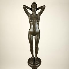 Sculpture en bronze de Robert Graham Koreen, 1993