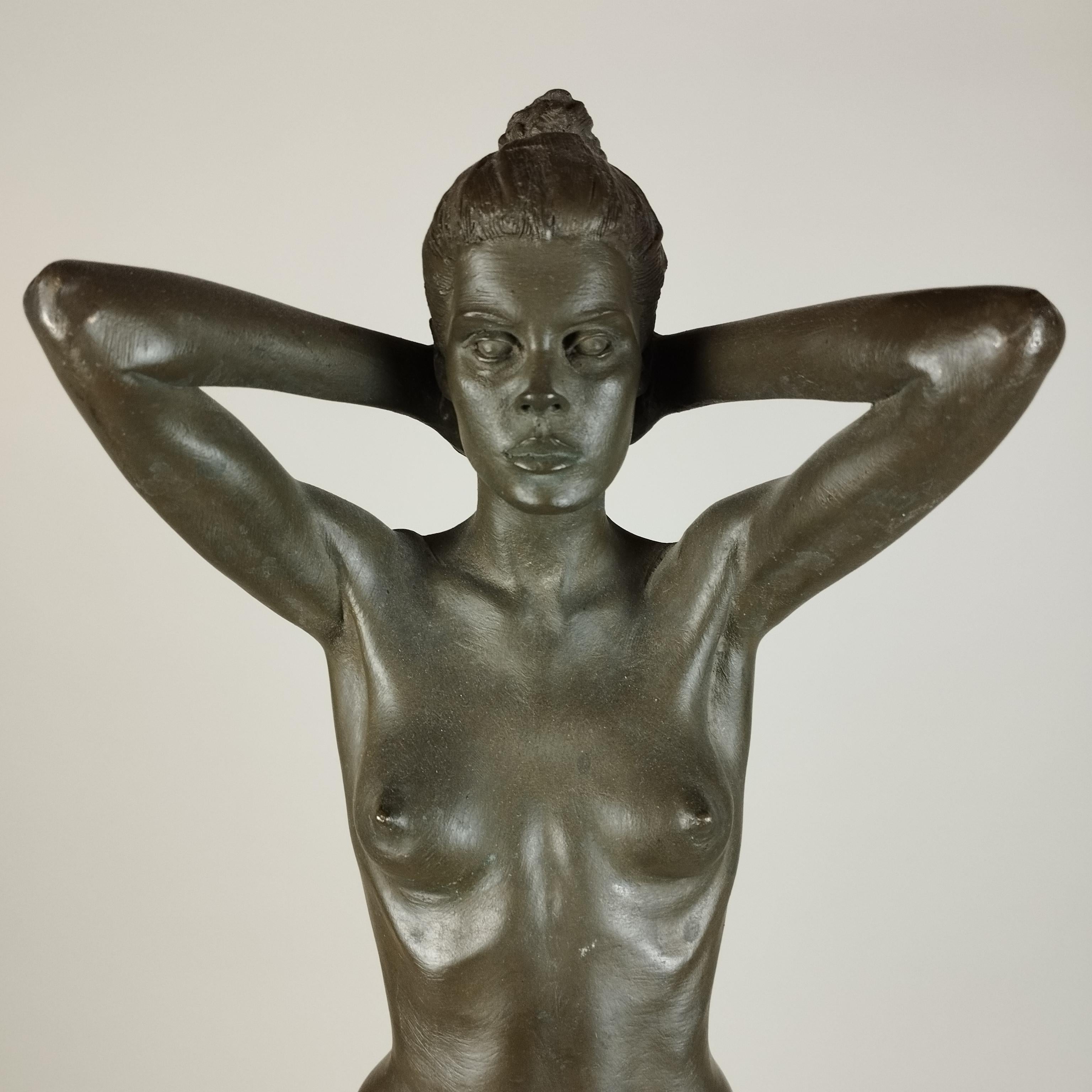 Cast Robert Graham Koreen, 1993 Bronze Sculpture For Sale