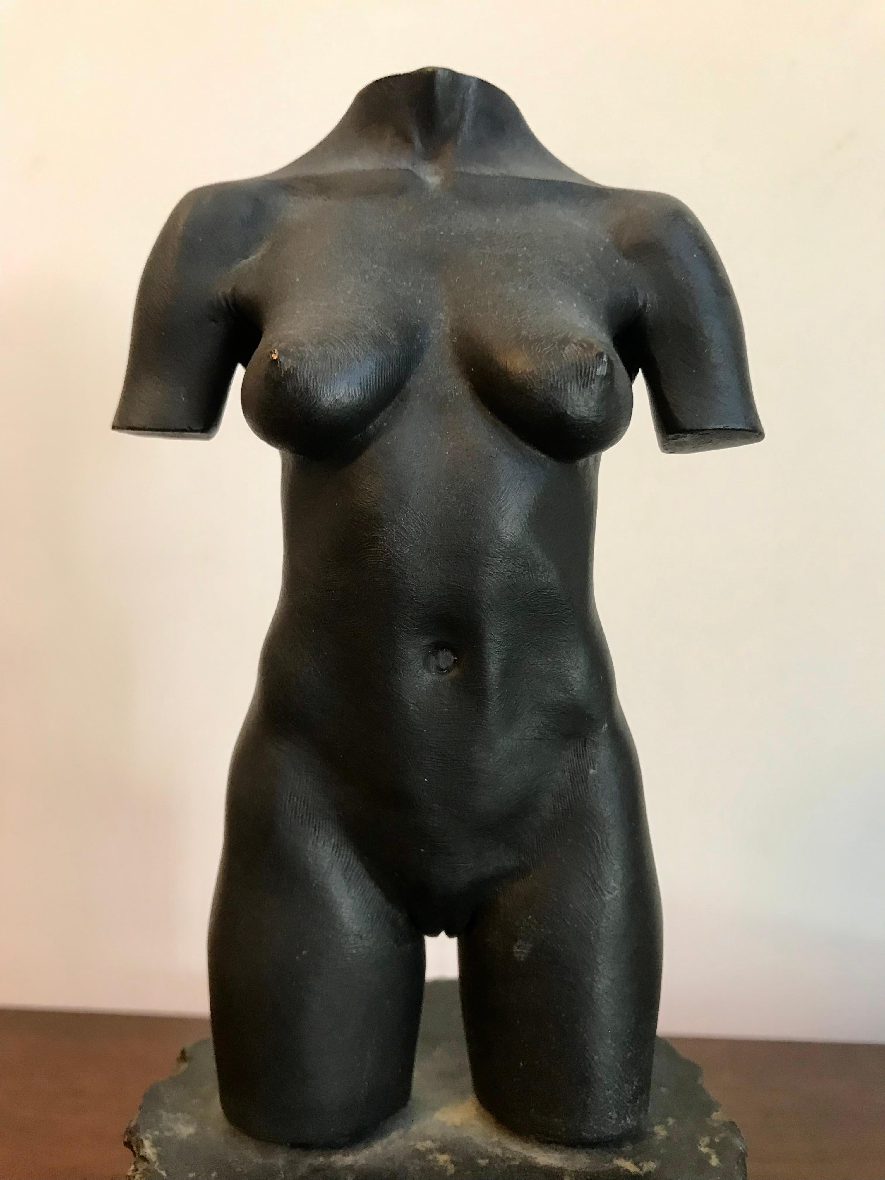 Modern Robert Graham Bronze Torso Sculpture