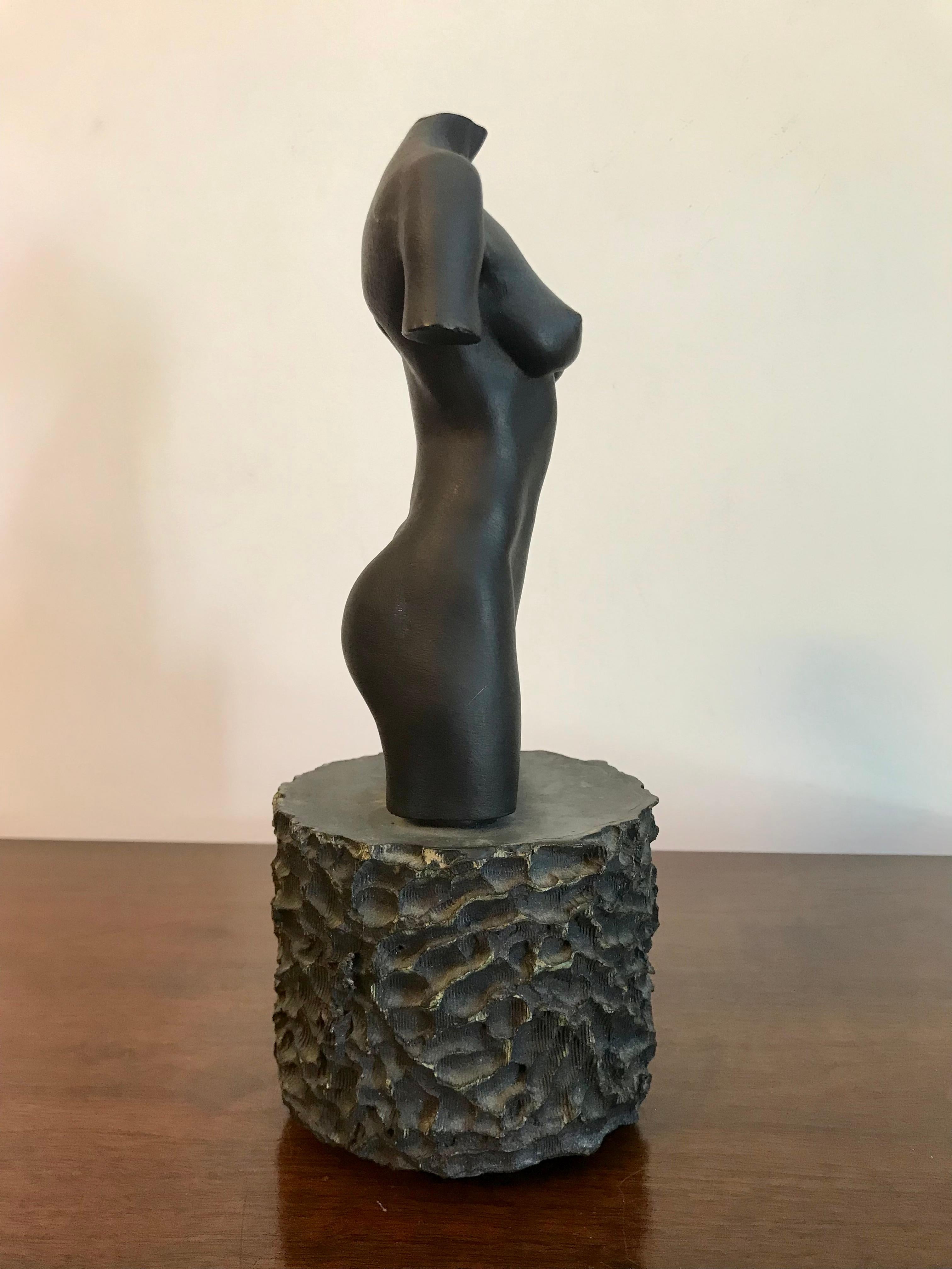 20th Century Robert Graham Bronze Torso Sculpture