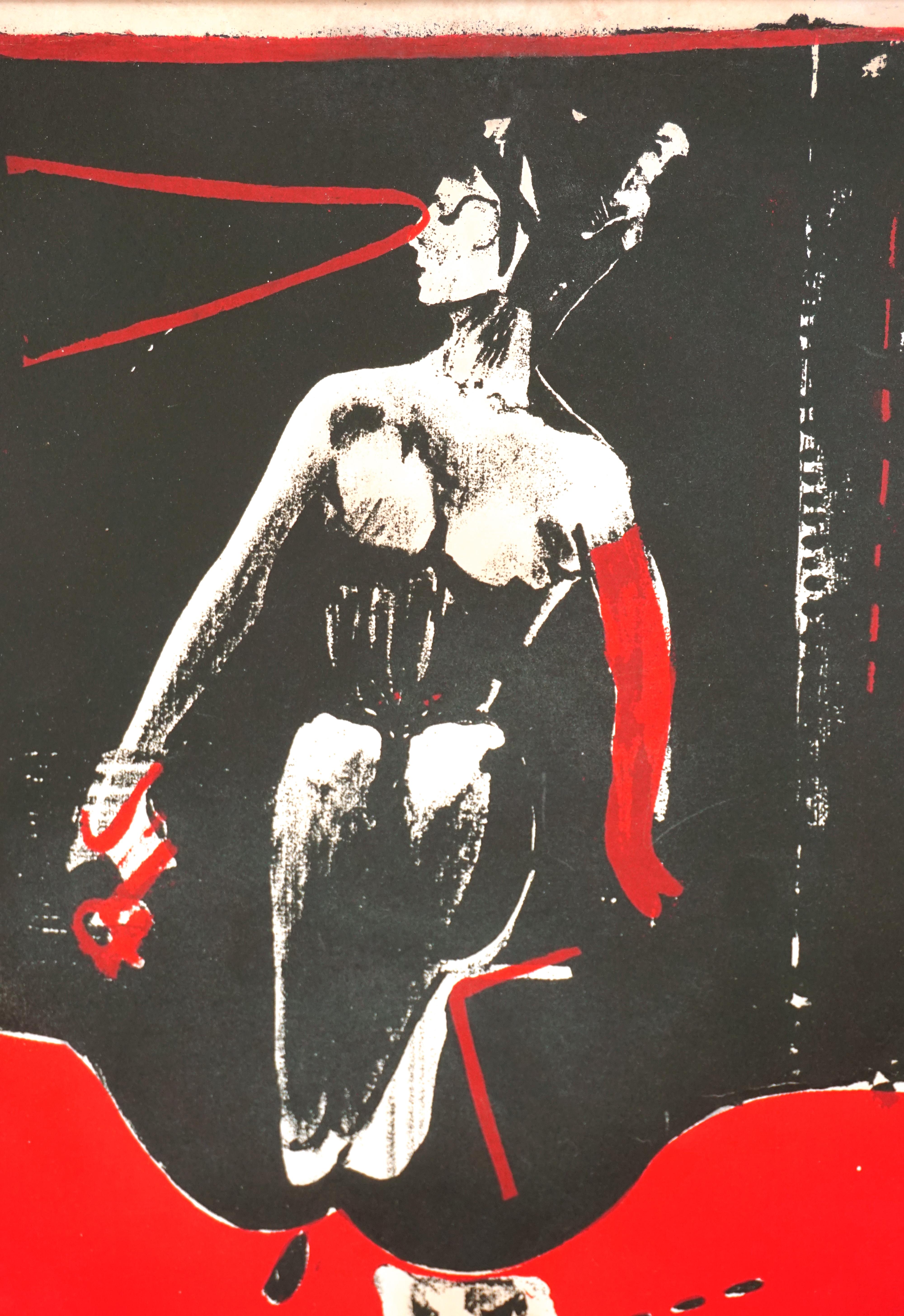 Serigrafía de mediados de siglo -- Starlet Being Made 2/10 por Robert Graham 1963 en venta 2
