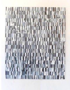 "Gene" - chic gray abstract painting