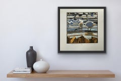 Late September with Woodcut Print by Robert Greenhalf