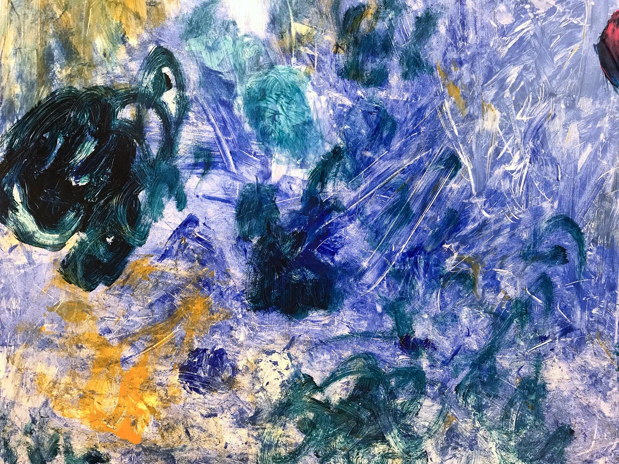 Durch den Einsatz von Farbe, Textur und Pinselstrich vermittelt Robert dem Betrachter diese starke emotionale Bindung, die er so sehr mit der Natur und dem Geist der allumfassenden Erde verbindet. Das spielt eine wesentliche Rolle, wenn man eine