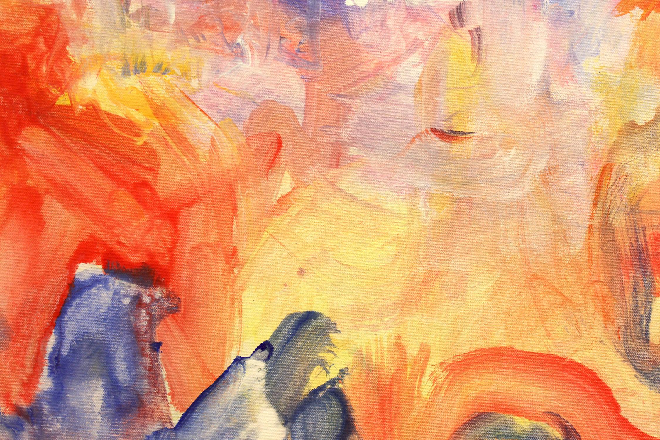 I linguaggi dell'amore - Painting Espressionismo astratto di Robert Gregory Phillips