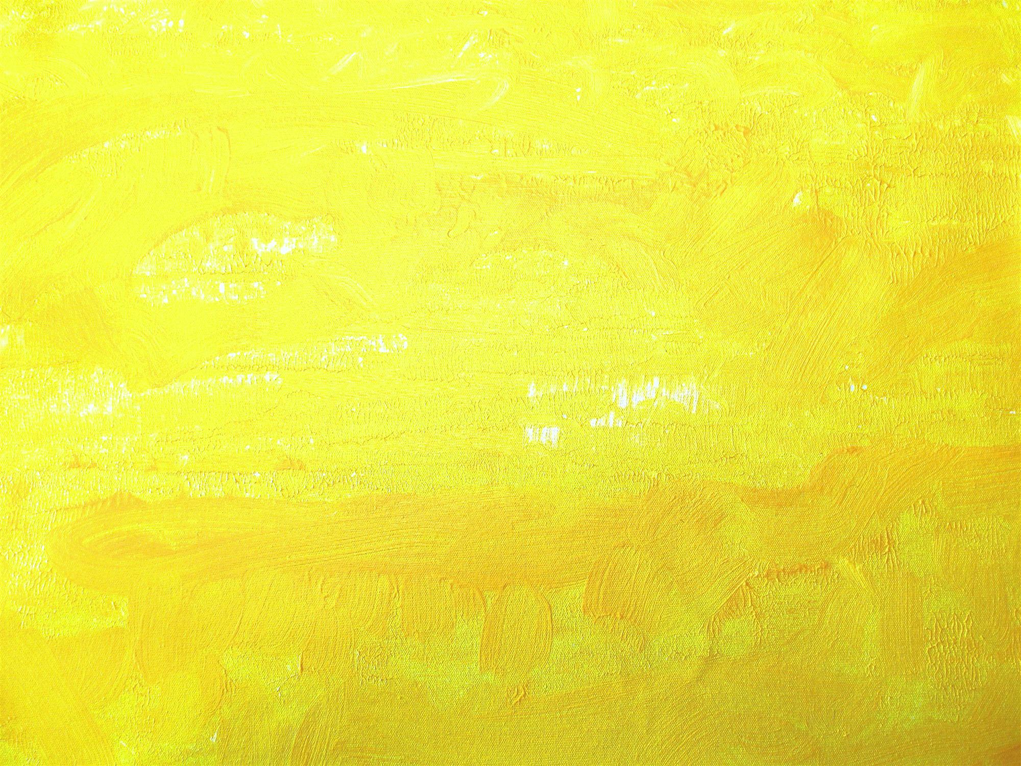One Morning In Yellow, Abstract Contemporary Painting 1