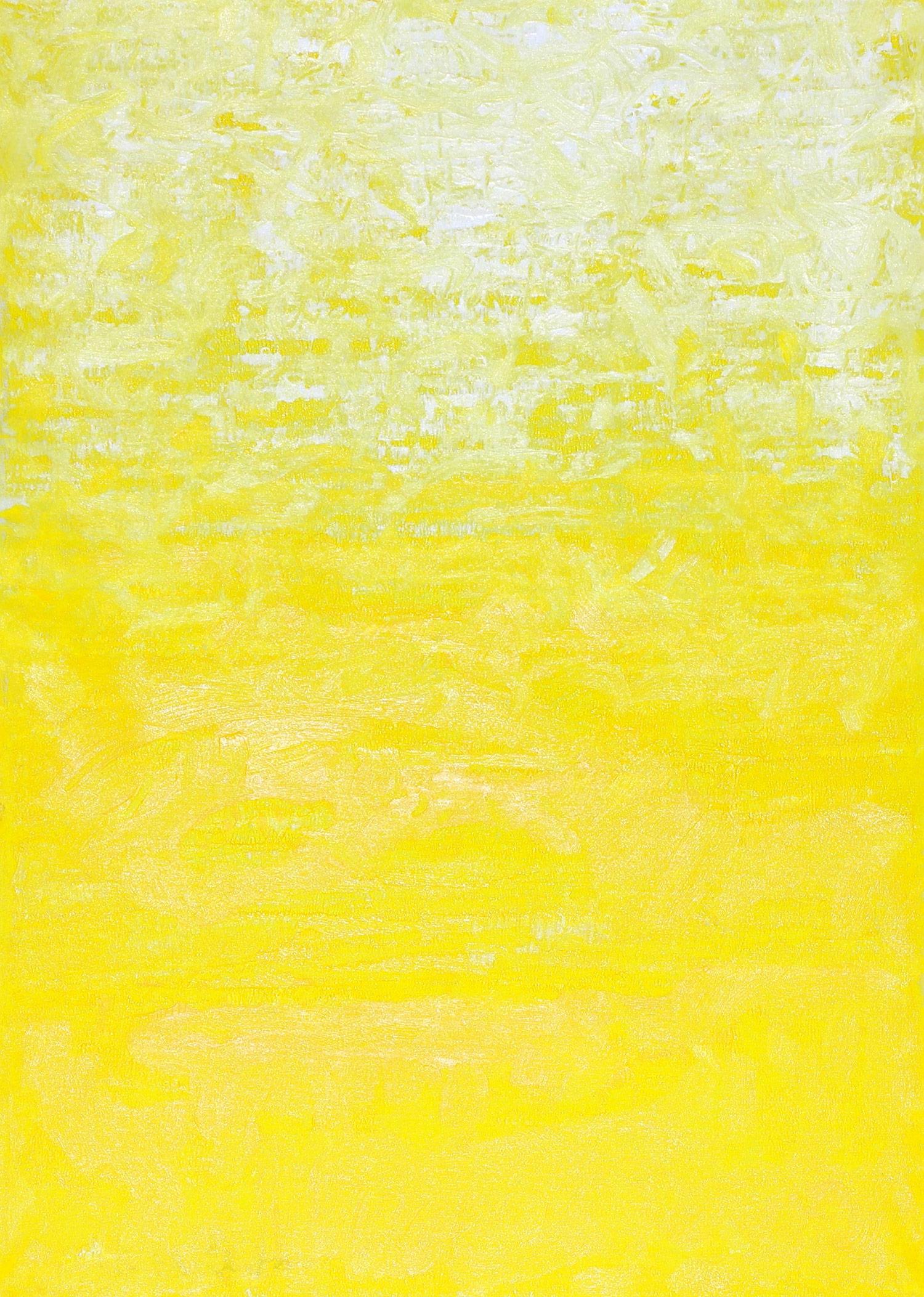 Robert Gregory Phillips Abstract Painting - One Morning In Yellow, Abstract Contemporary Painting